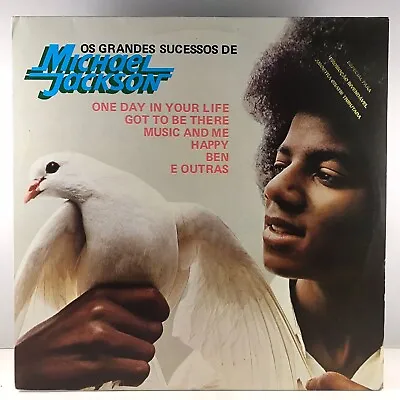 Michael Jackson Grandes Sucessos (Greatest) Lp Vinyl Brazil Promo NM/EX 1975 • $49