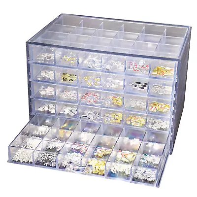 120 Grids Nail Art Storage Box Nail Art Supplies Sequence Organizer 5-layer  • $20.90