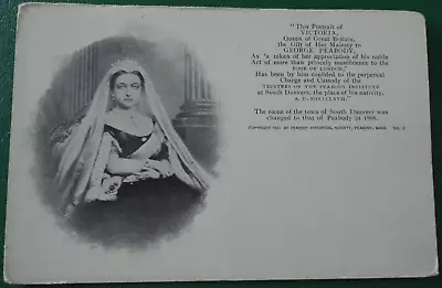 Royalty Queen Victoria Rare Peabody Card Original Vintage Postcard • £9