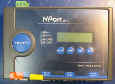 MOXA NPort 5410 4 Port Serial Device Server P/N 1201054100011 • $75