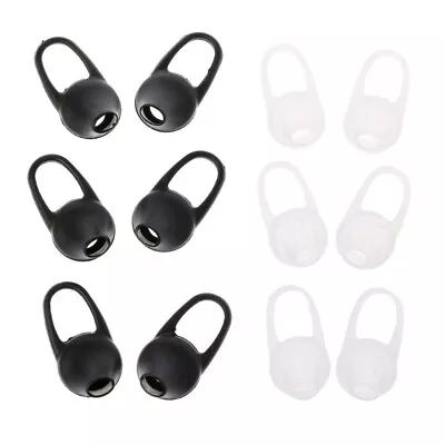 6 Pieces/set Soft In-Ear Silicone Ear Buds Earphone Covers Ear Tips Replacement • £5.22