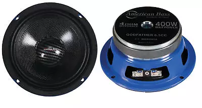 2) American Bass GF65CC 6.5  400 Watt Car Midrange Midbass Audio Speakers 4 Ohm • $82.95