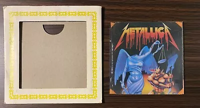 Rare Vintage Metallica Carnival Glass Tile And Justice For All Demon Guitar 6x6  • $34.99