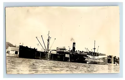 1920's S.S. Silver Sword Liner Sword Steamship Line Real Photo 4 SP1 • $27.50