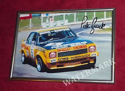 $49.99 • Buy Peter Brock Winning Bathurst 1975 Holden Torana Photo Signed Framed UV Protected