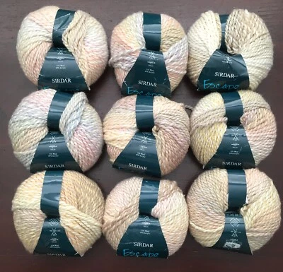 £18 • Buy 9 X 50g Balls Sirdar Escape Chunky Knitting Wool. Shade 198.