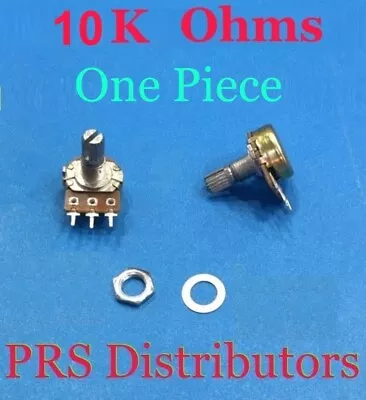 Volume Control 10 KΩ Potentiometer Linear Panel Mount B Type 1 Pc • $9