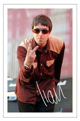 LIAM GALLAGHER Signed Autograph PHOTO Fan Gift Signature Print OASIS • £3.79