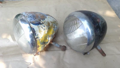 $375 • Buy 1938 1939 Ford Truck HEADLIGHT ASSEMBLIES Original Pair