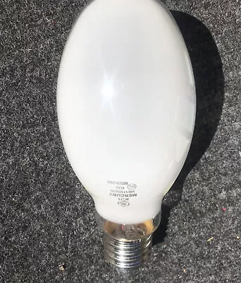 GE 175-Watt White Deluxe Mercury Vapor Light Bulb 26439- (H39 Ballast Use Only) • $17.99