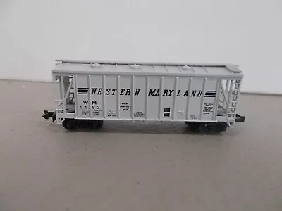 Western Maryland Airslide Hopper Car # 5552~ N Scale~ Lot G • $12