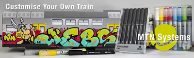 MTN Systems Trains For Art/Graffiti Tokyo Melbourne • $20