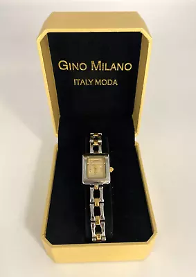 Gino Milano Ladies Silver & Gold Tone Bracelet Watch - VGC - Boxed           B11 • £15