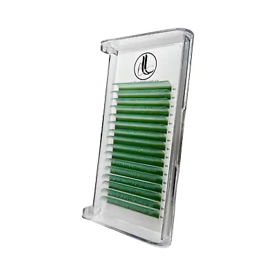 Mink Eyelash Extensions - 0.07mm Fine & Soft Jade Green Matte C/D Curl Lashes • $7.95