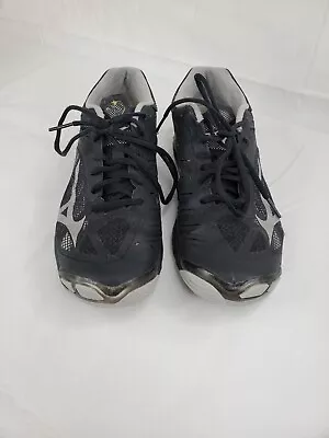 Mizuno Womens Wave Lightning Z4 Volleyball Shoes Black V1GC180003 Lace Up 10 • $26.99