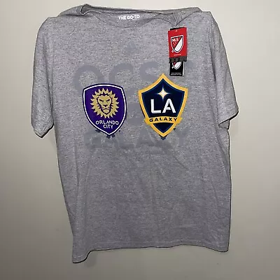 2015 MLS Cup Orlando City Vs LA Galaxy Adidas T-shirt Size Med - New W/ Tags • $19.95