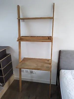 £125 • Buy Futon Company Oak Lean-to / Ladder Desk