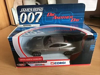 £11.22 • Buy Corgi TY07501 James Bond 007 Aston Martin Vanquish  Die Another Day 1:36 Scale