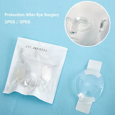 £3.43 • Buy 1/2PCS Self-adhesive Clear Plastic Eye Shield Protection After Laser Surgery[