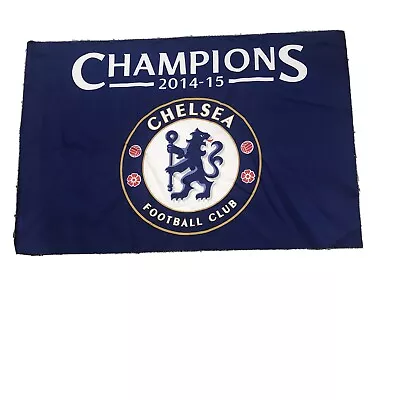 Chelsea Football Club Flag Premier League Champions 2014/2015 Official 2’x2’11” • £6.99