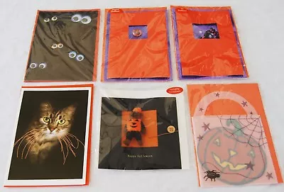 Lot Of 6 NEW Exclusive  Marcel Schurman HALLOWEEN Greeting Cards  NEW IN BAG • $19.75