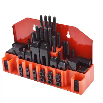 58 Piece 1/2 T-Slot Clamping Kit Mill Machinist Set W/3/8-16 Studs • $58.96