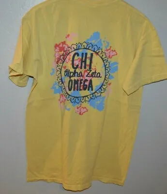 $14.39 • Buy Comfort Colors Chi Omega Texas State Pocket Garment Dyed Mens Medium T-SHIRT