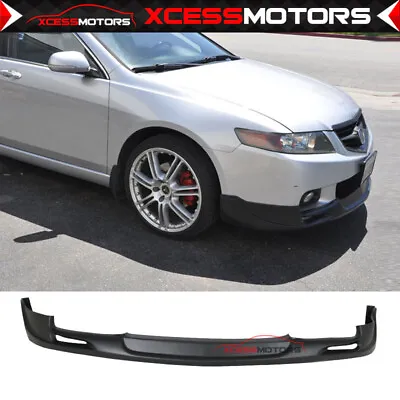 Fits 04-05 Acura TSX Mugen Style Front Bumper Lip Spoiler Splitter Unpainted PU • $124.99