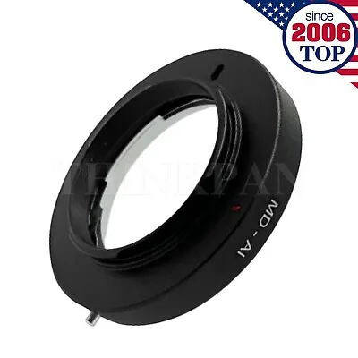 MD-Nikon Minolta MD MC Lens To Nikon F AI Camera Adapter Ring With Focus Glass • $15.99