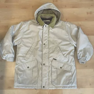 Pacific Trail Men’s XL Parka Field Coat London Fog Ivory W/ Blanket Lining • $32.95