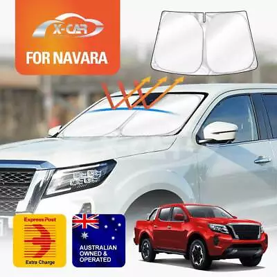 Car WindScreen Sun Shade For Nissan Navara D23 NP300 2015-2024 Visor UV Block • $32.95