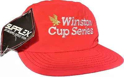 Winston Cup Series: Hat Cap Snapback Neon Red NASCAR New 90’s VTG DS NWT Q • $29.69