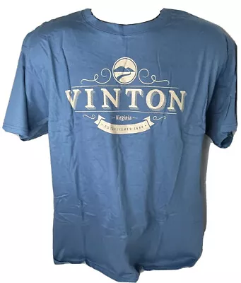 Vinton Va 1884 Blue T Shirt William Byrd High School Reunion Fundraiser New • $27.99