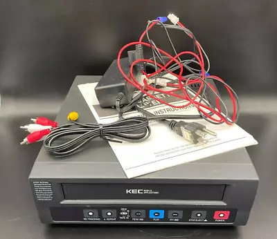 KEC Hi-Fi Video Cassette Player VCR For RV 12 Volt Battery Hookup UNTESTED! • $50