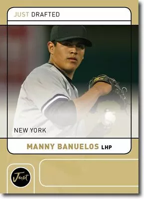 MANNY BANUELOS 2011 Just DRAFTED Rookie Mint GOLD Parallel RC #/100 • $1.75