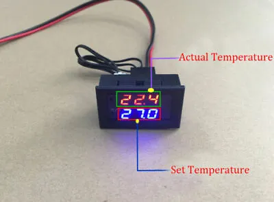 Digital LED Microcomputer Thermostat Controller Switch Temperature Sensor • $18.88