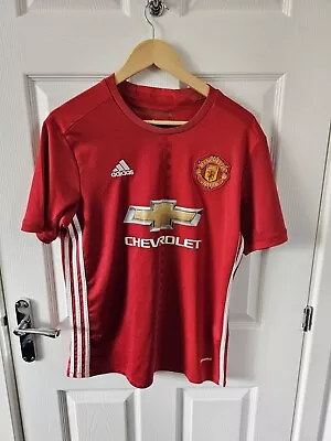 2016/17 Zlatan Ibrahimovic Manchester United Home Shirt Size Small Adidas  • £5