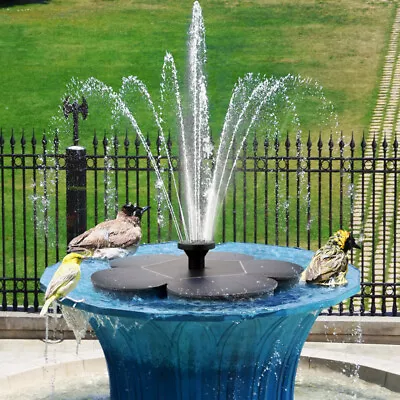 Solar Power Fountain Submersible Floating Water Pump Bird Bath Pond Garden Pool • $19.69