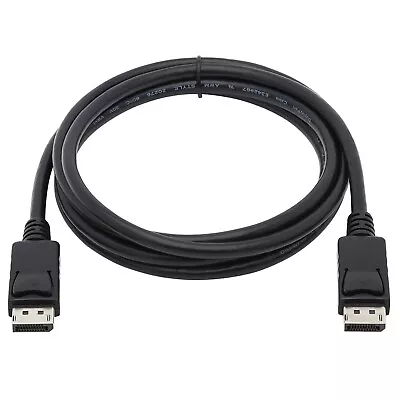 DisplayPort Cable V1.3 / V1.4 Laptop PC To TV Monitor Lead 8k 4k 1.8 Metre • £4.99