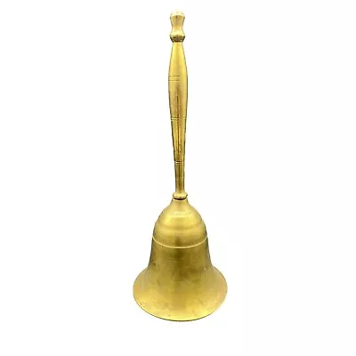 Vintage Brass Hand Bell 8.5  Tall • $14.99