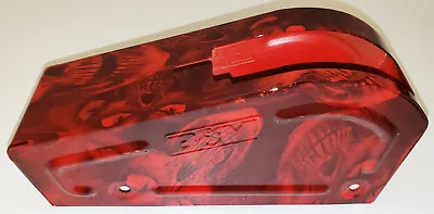 Custom B&M Shifter Cover Red Hades Skulls Hydro Dipped • $160