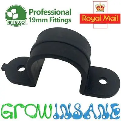 Saddle Clamp Clip - 19mm LDPE Pipe Tube Hose Garden Irrigation Tidy Professional • £2.95