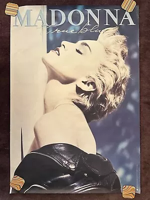 MADONNA True Blue -  GIANT 1986 Promo POSTER Original 40 X 60” RARE - HERB RITTS • $400