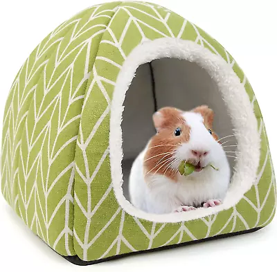 Tierecare Guinea Pig Hideout Hamster Bed Rabbit House Cave Accessories Cozy For • £21.27