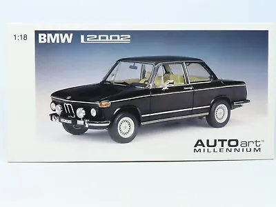 1:18 Scale AUTOart Millennium Die-Cast 2002 BMW - Black • $199.95