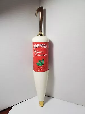 Harpoon 'Winter Warmer' Seasonal Wood Beer Bar Tap Handle With Harpoon Hook Top • $10