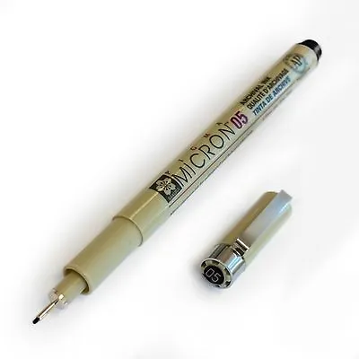 £7.99 • Buy Sakura Pigma Micron Pigment Drawing Fineliner Pen - XSDK05 - 0.45mm -All Colours