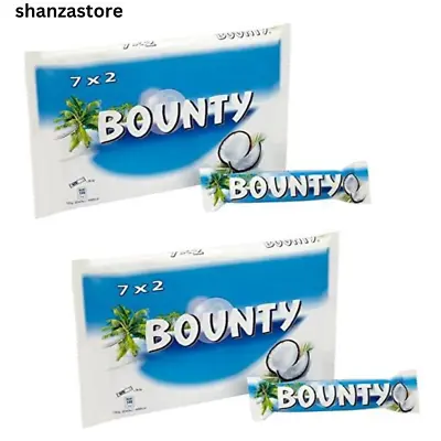 £13.99 • Buy Bounty Milk Chocolate 7 X 57g Pack Of 2 | UK Free And Fast Dispatch