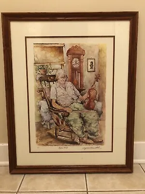 $275 • Buy Vintage Seymour Rosenthal Papa's World Lithograph Limited 118/250 Signed