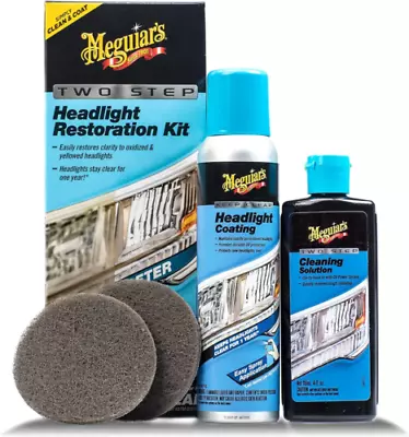 Meguiar's Two Step Headlight Restoration Kit Cleaner Restores...  • $30.95